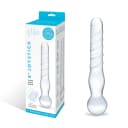 Glas 8 in. Joystick Clear Glass Dildo thumbnail 2