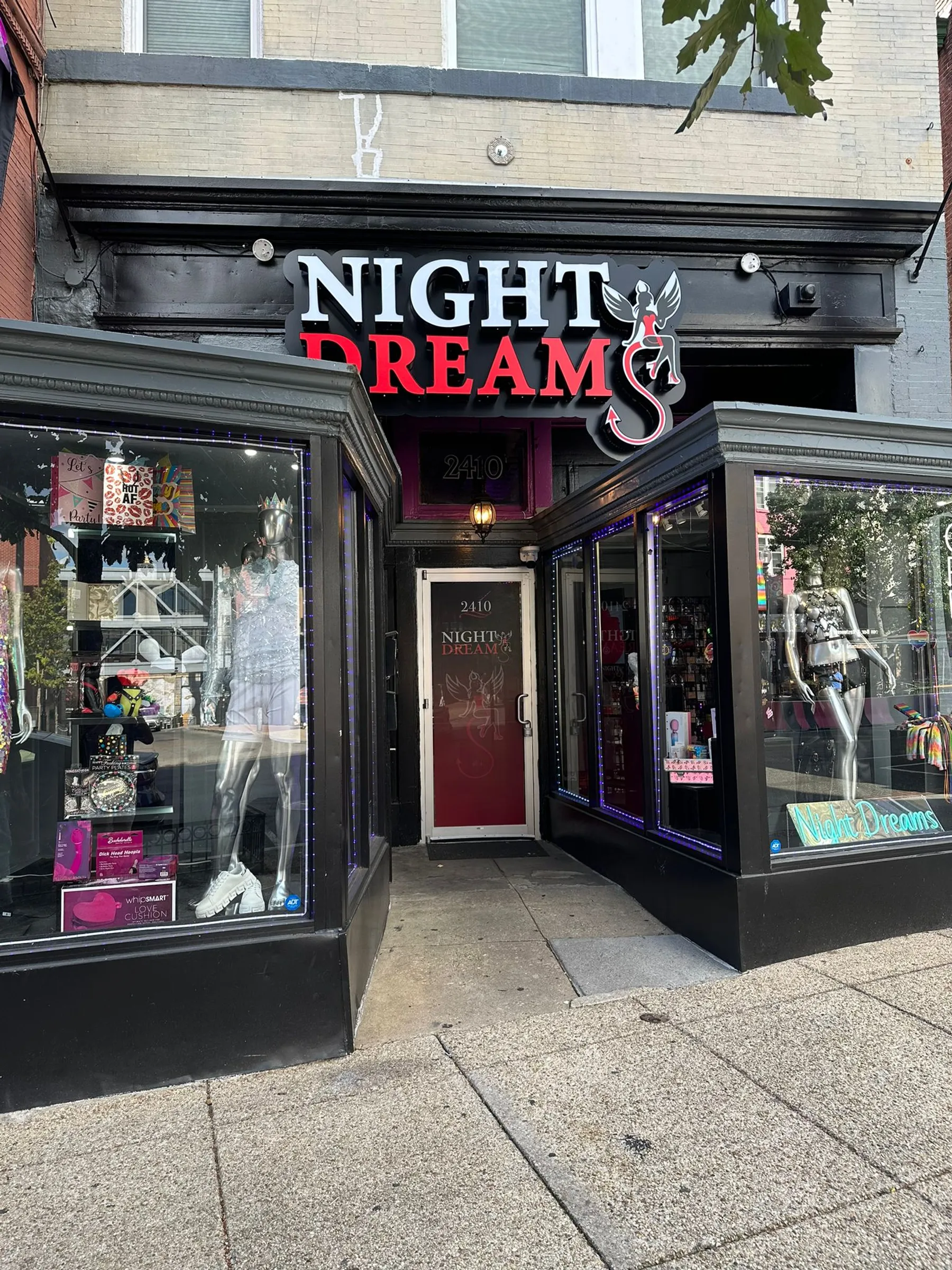 The Night Dreams storefront in DC